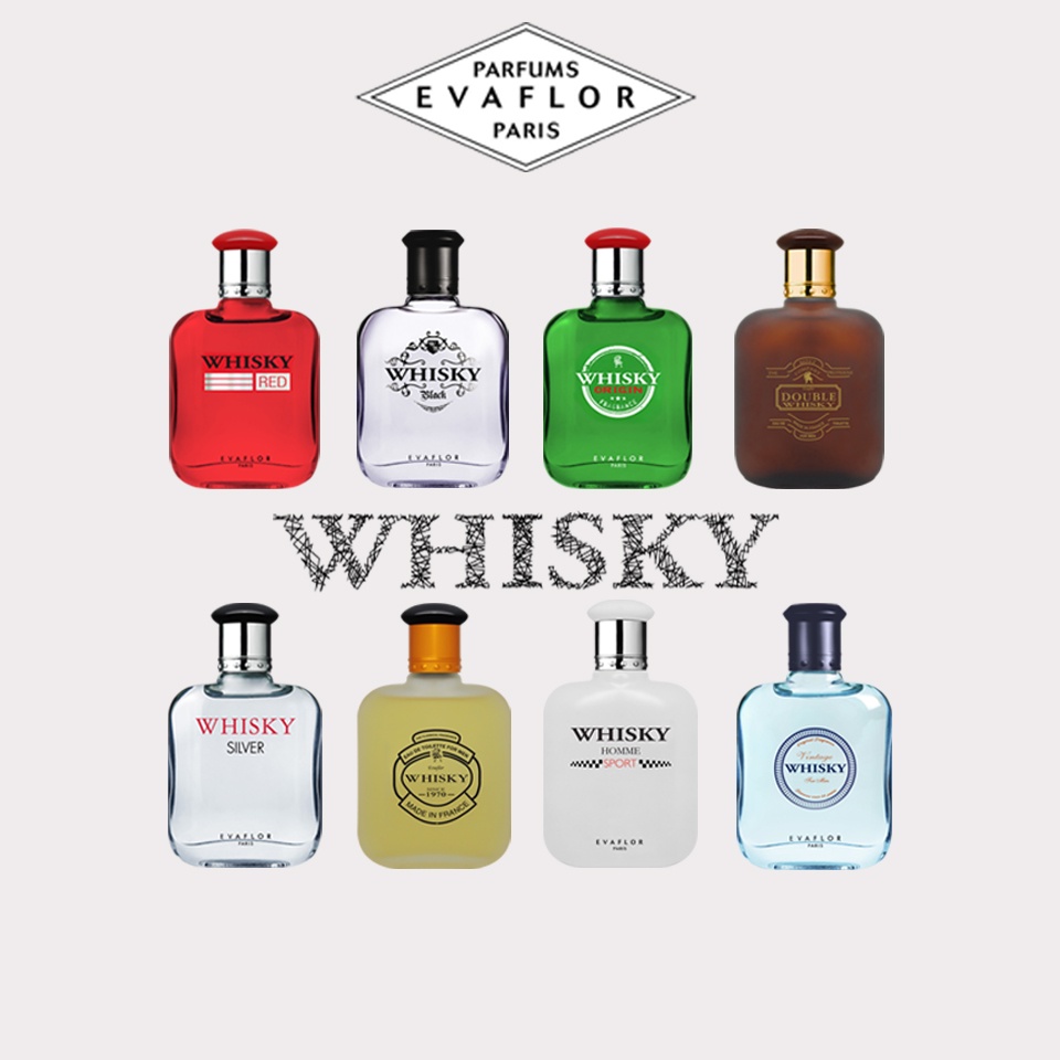 Nước hoa mini dành cho nam Evaflor Whisky chính hãng Pháp hương thơm quyến rũ phái đẹp 7.5ml