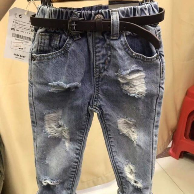 Thảo lêQuần jean rách cho bé 10.30kg ạ siêu đẹp nah khách