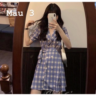 Đầm caro siêu xinh