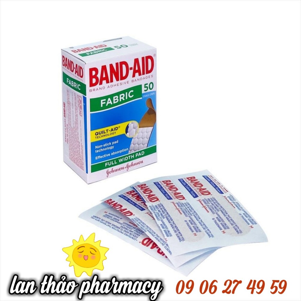 BĂNG CÁ NHÂN BAND AID HỘP 50 MIẾNG GIÁ TỐT