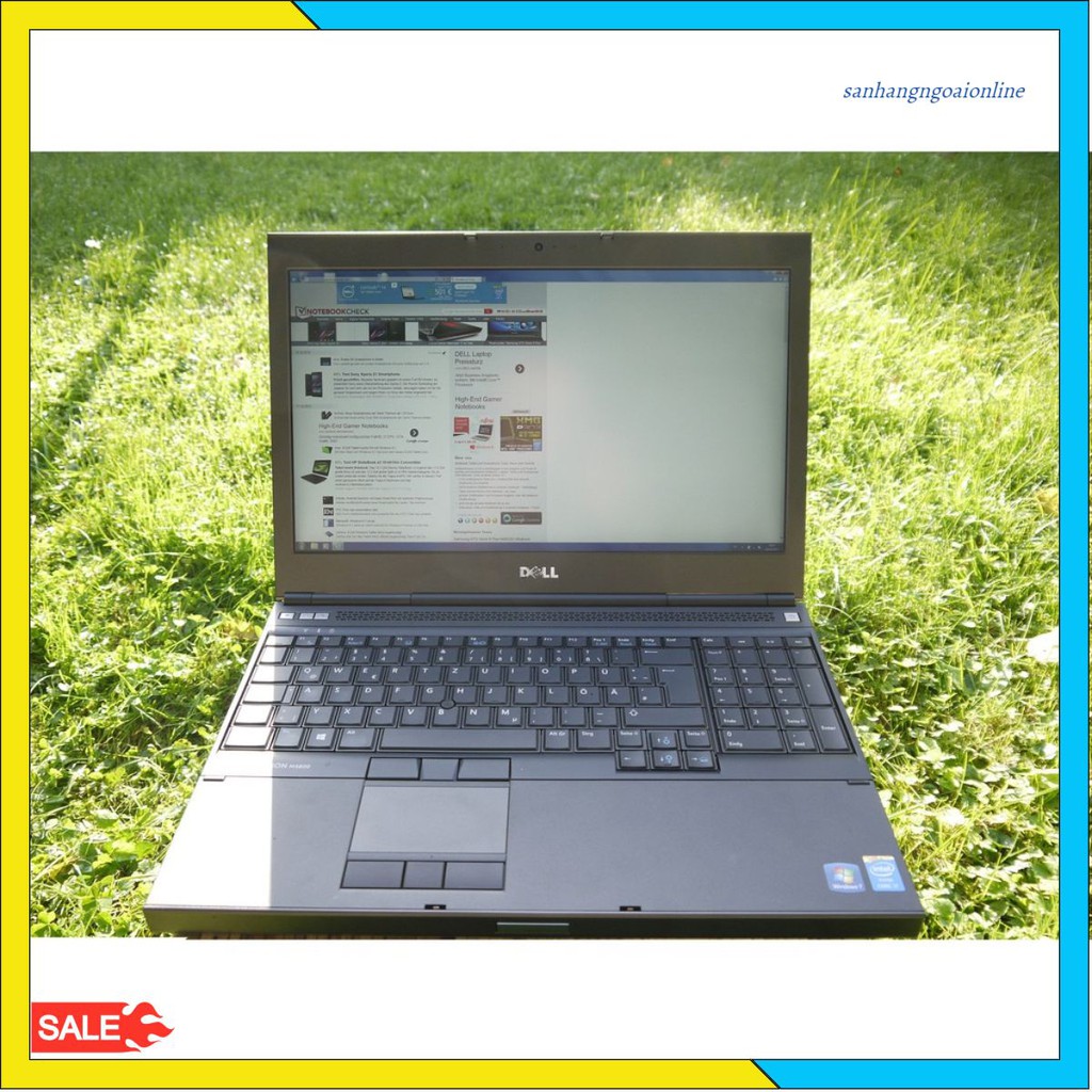 Laptop cũ dell precision M4800 i7 4800mq, ram 8gb, ssd 256gb, card k2100m, 15.6 inch fullhd