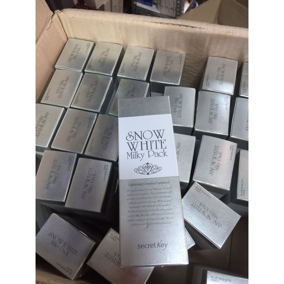 Kem Ủ Trắng Secret Key Snow White Milky Pack | BigBuy360 - bigbuy360.vn