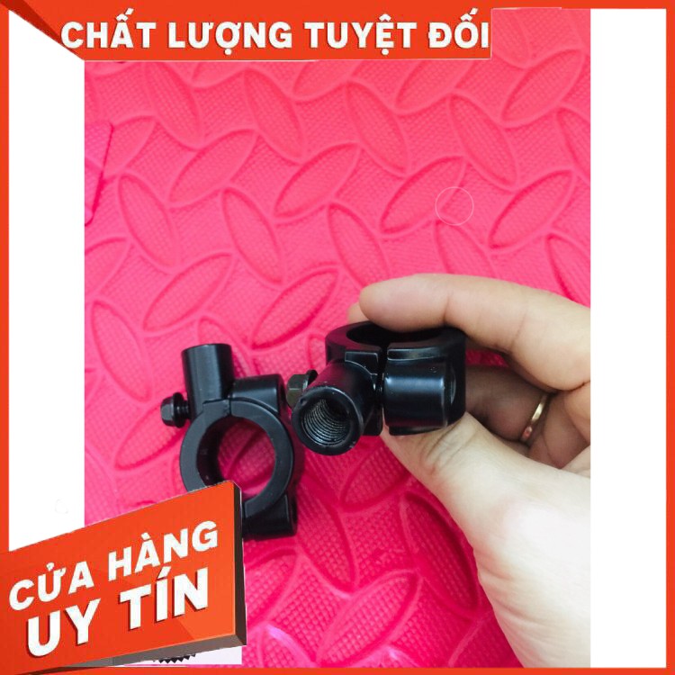 Cùm bắt chân gương loại 10mm, gắn cho xe điện, classic, cafe racer...