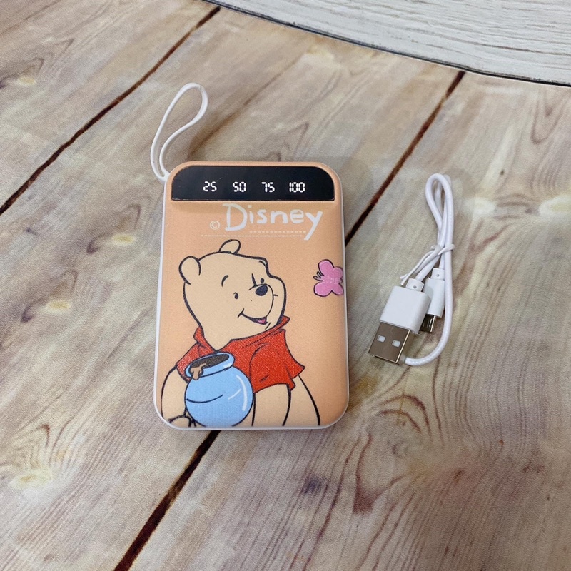 Sạc dự phòng gấu Pooh Stitch Doremon