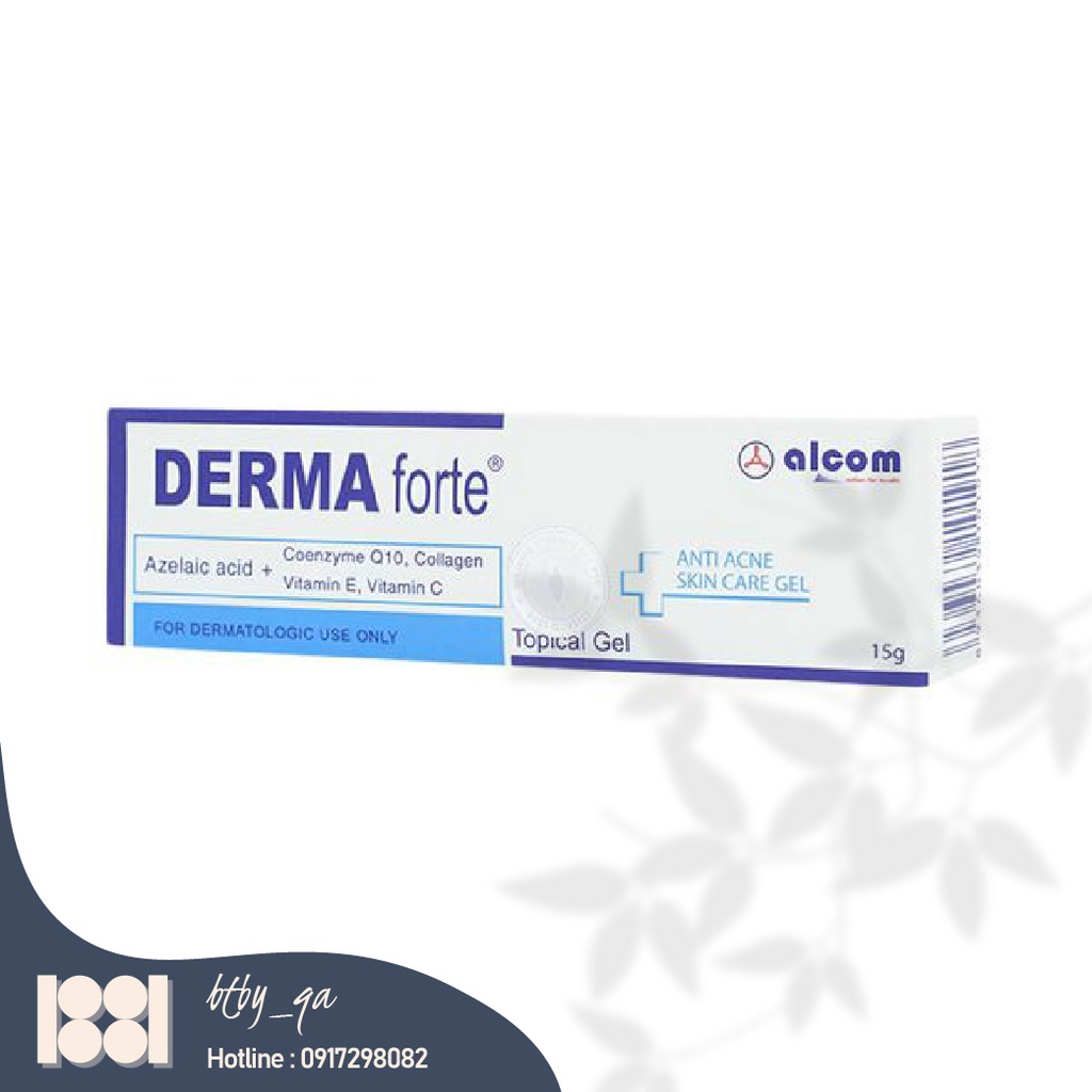 Gel ngừa thâm, ngừa mụn và làm trắng da Derma Forte