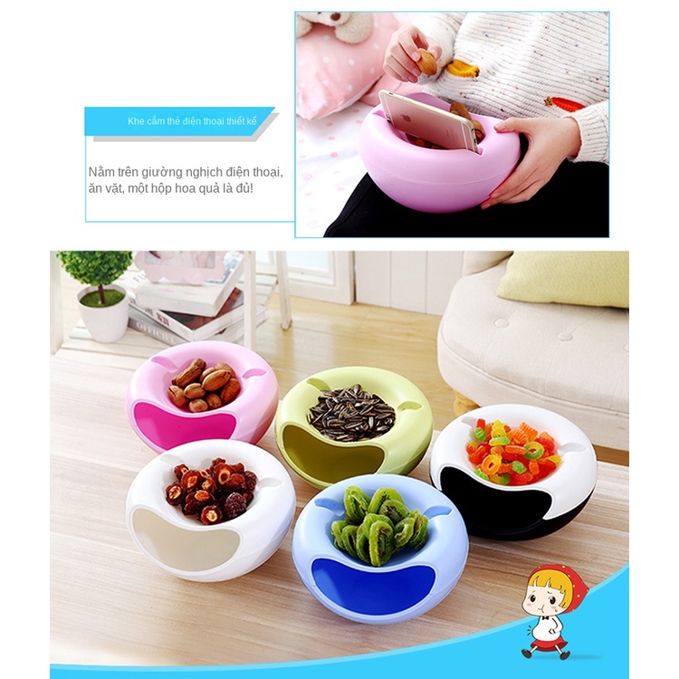 [Free Essential] Đĩa Đựng Hạt Giống Hoa Hướng Dương Hai Lớp ttm259