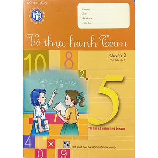 Sách - Vở thực hành toán lớp 5 quyển 2