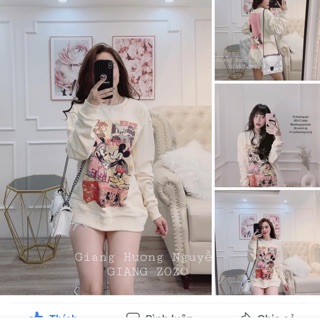 Áo nỉ mickey