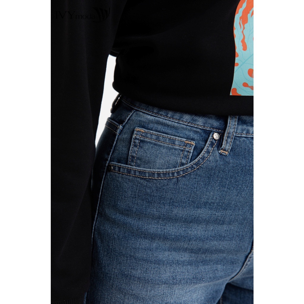 Quần jeans nữ slim fit IVY moda MS 25M7786