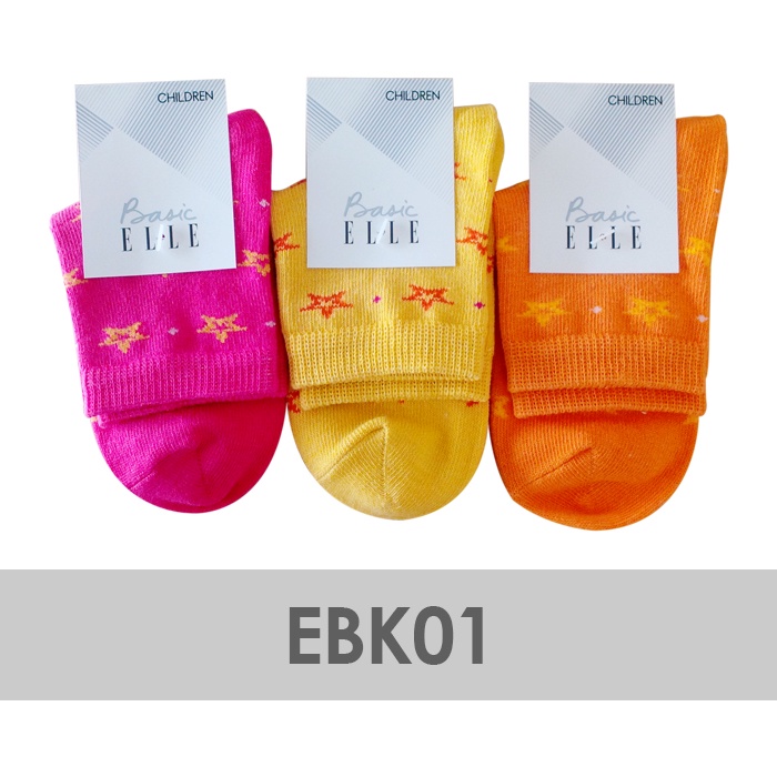 Vớ Cổ Cao Dành Cho Bé Gái 4-5 Tuổi Thương Hiệu ELLE EBK01