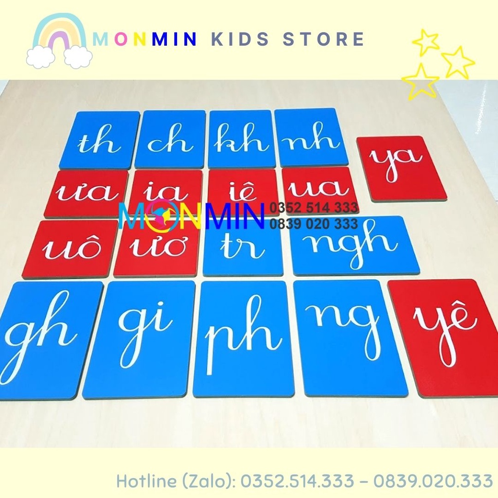 Bộ chữ nhám Tiếng Việt MONMIN
