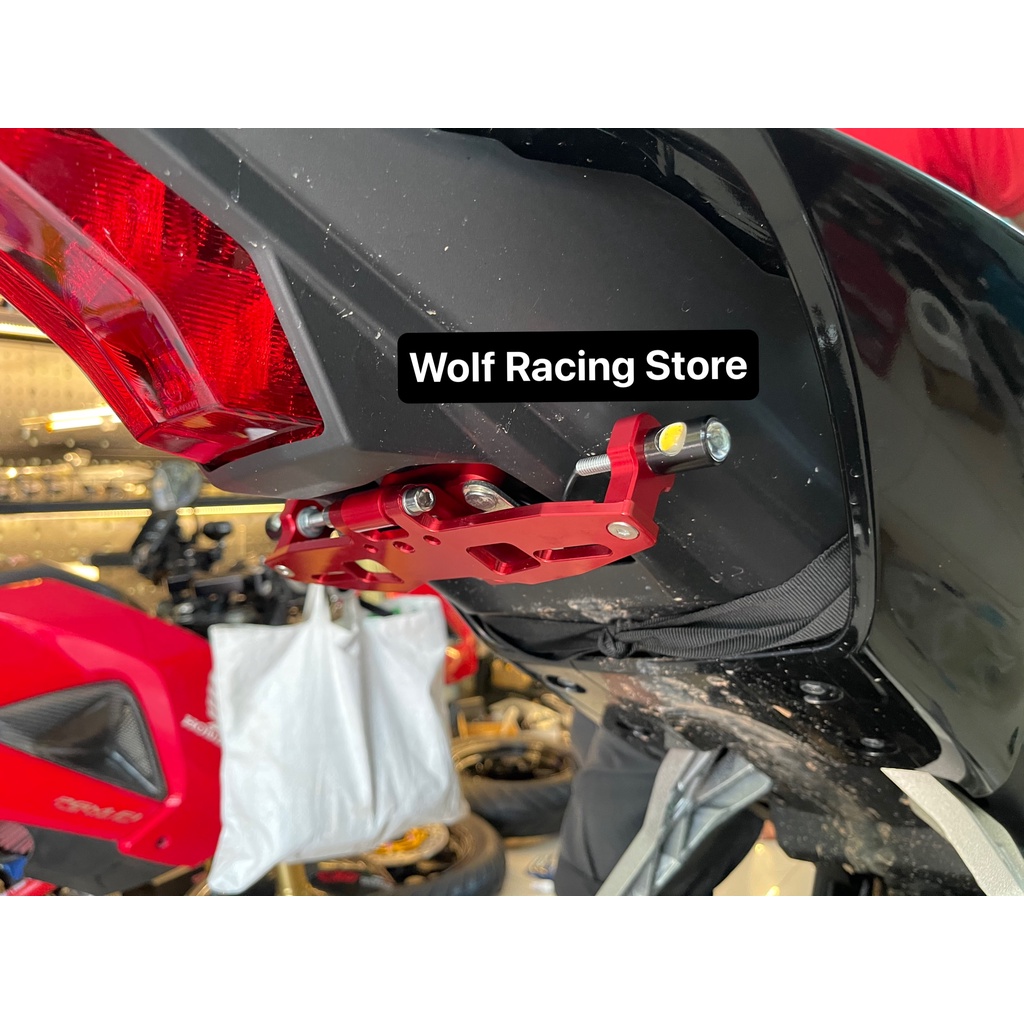 Pad biển số gập đút gầm CNC cho R15v3 Mt15 Xsr155 GSX150