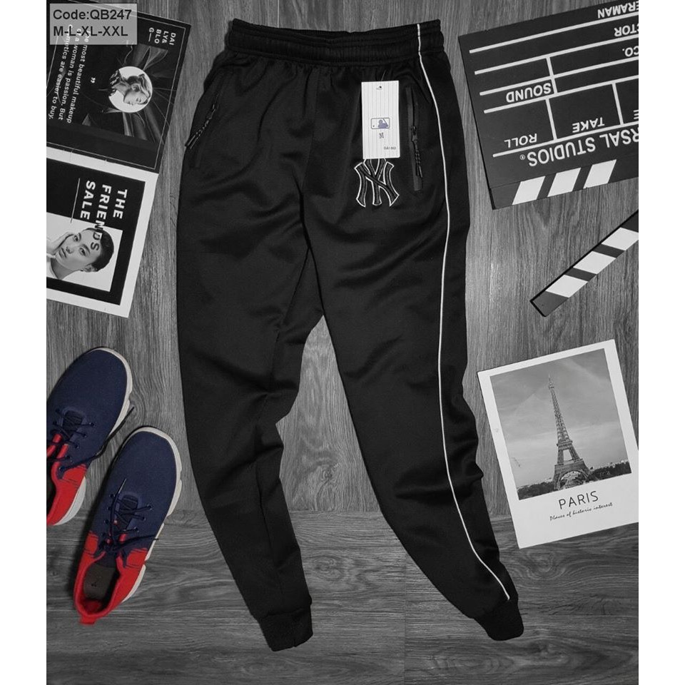 Quần Jogger nam thể thao thêu logo New York/ Men's Jogger pants that Embroidered New York logo