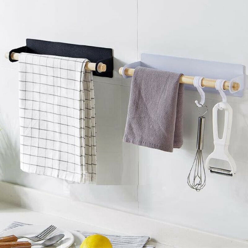 Giá treo khăn dán tường dùng cho nhà bếp và phòng tắm