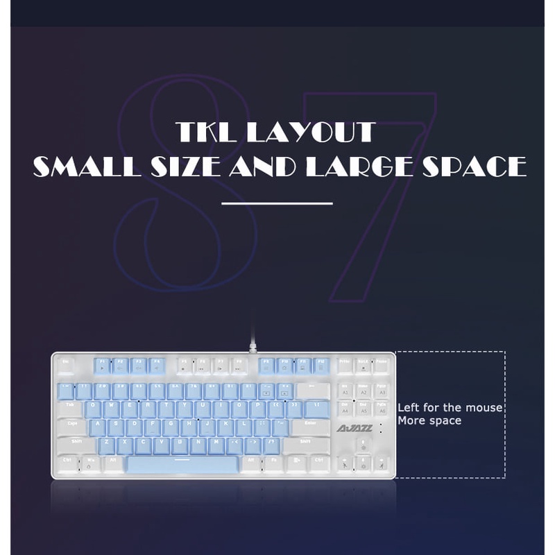 Bàn phím cơ Ajazz AK40 chính hãng bảo hành 2 năm