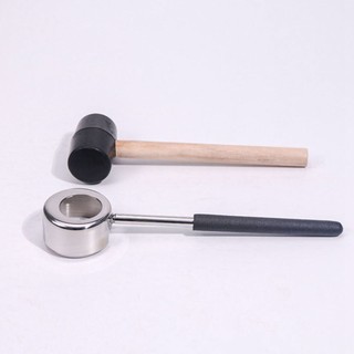 2 dụng cụ khui dừa bằng thép không gỉ