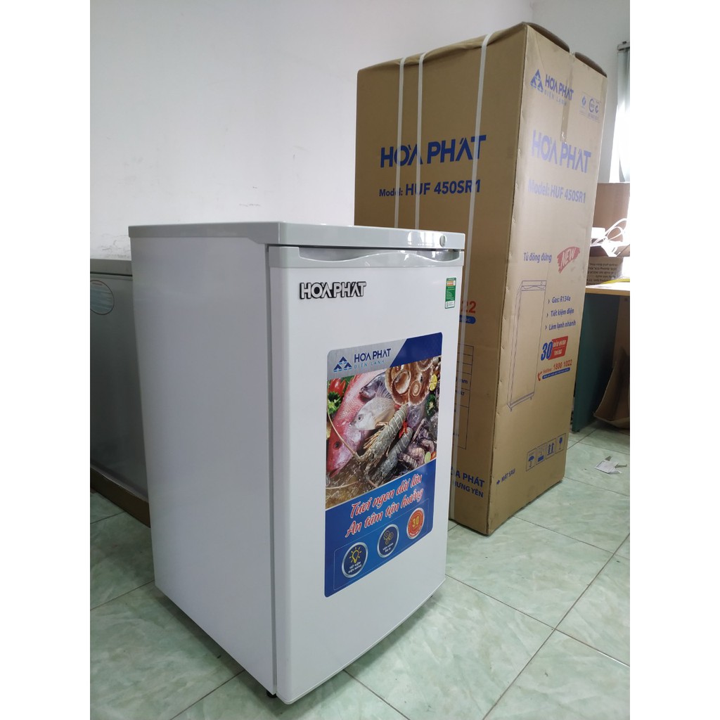 Tủ đông đứng Hòa Phát HUF 300SR1 106 lít 4 ngăn kéo tiện lợi