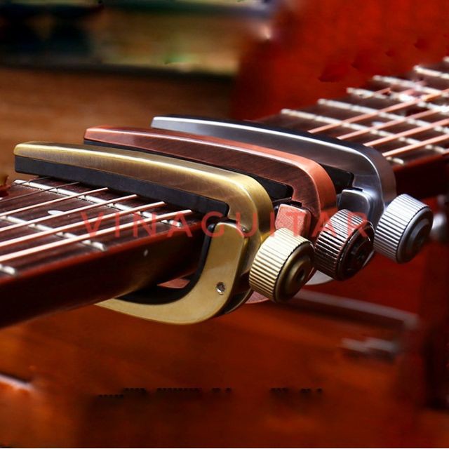 Capo Kẹp Đàn Guitar Kim Loại (tặng pick gảy)