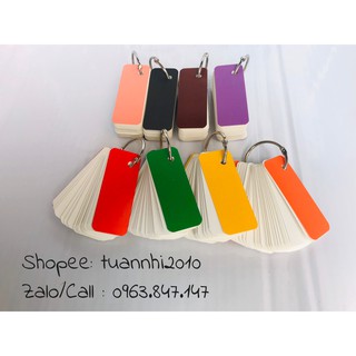 Bộ thẻ ghi nhớ Flashcard 100 thẻ flashcard trắng học từ vựng Anh Nhật Hàn Trung bo góc kèm khoen + BÌA CỨNG 3D