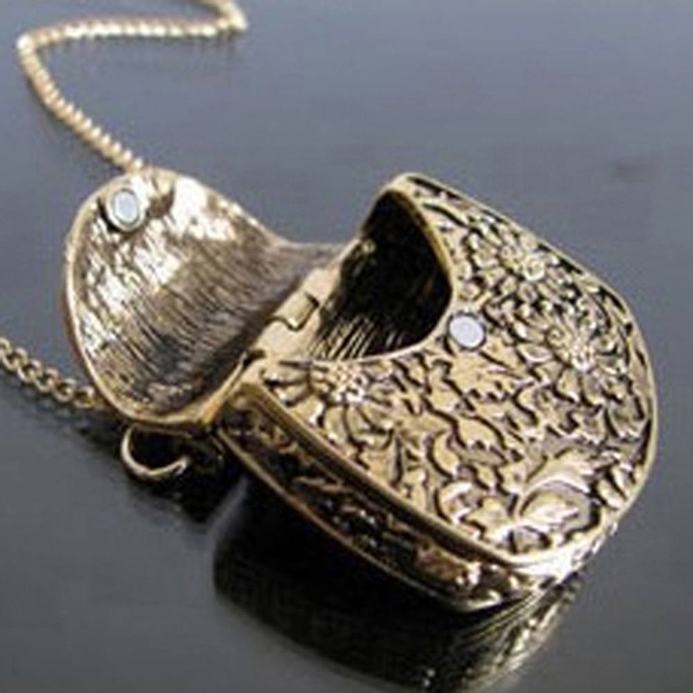 (Hàng Có Sẵn) Vòng cổ Mặt Hình Túi Xách Phong Cách Vintage