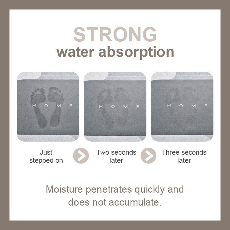 [ Mềm - Êm - Chống trượt - Hút nước ] Tấm thảm chùi chân lót sàn chống trượt siêu thấm hút nước khô nhanh chóng mới trang trí phòng tắm nhà cửa supdry