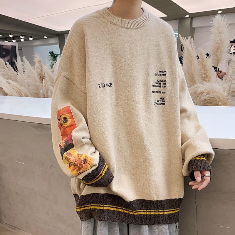 Áo sweater chất liệu dày dặn size M-2XXL thời trang thu đông cho nam