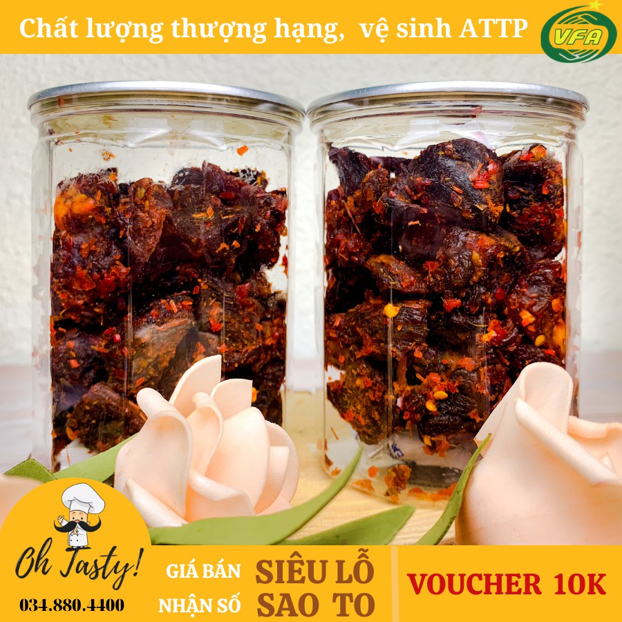 Hũ Khô Bò Viên Tasty Food 300G