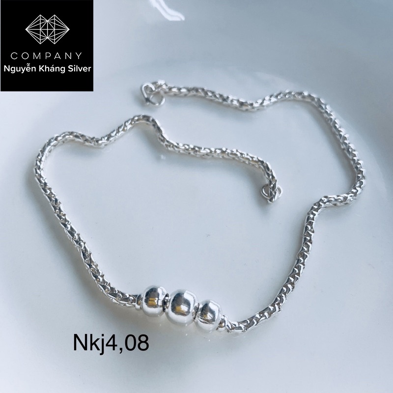 VÒNG CỔ BẠC TA NGUYÊN CHẤT CHO BÉ TỪ 0-5 TUỔI