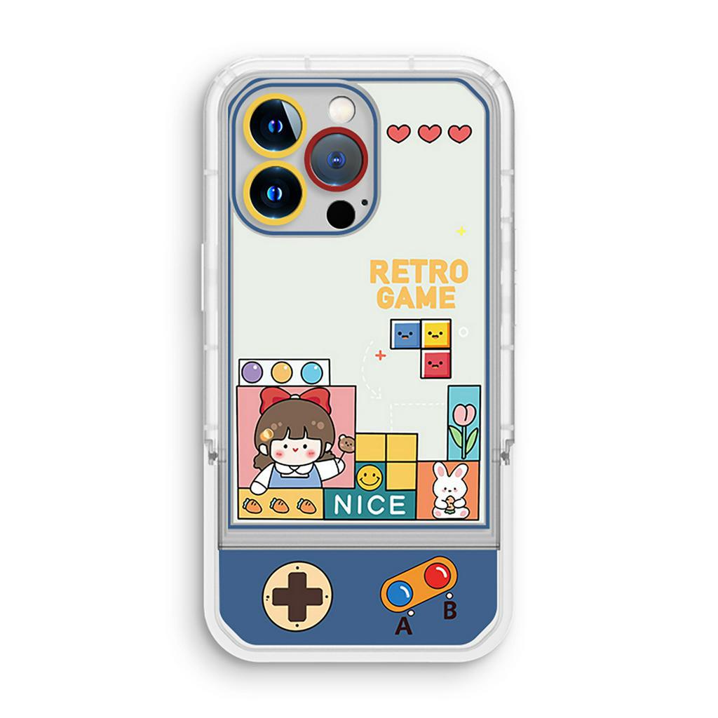 Ốp Điện Thoại Silicon Mềm Có Giá Đỡ Cho iPhone 14 13 Pro Max11 / 12 / 13 / Pro / Pro Max D020