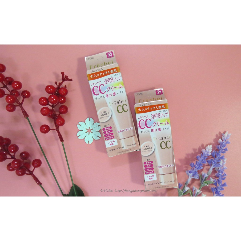 Kem nền trang điểm FRESHEL SKINCARE CC CREAM của Kanebo (Nhật nội địa). | BigBuy360 - bigbuy360.vn