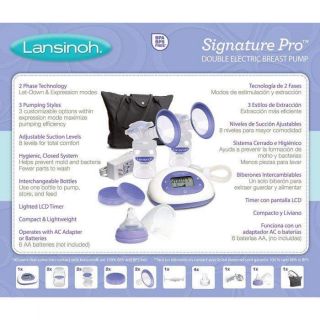 Máy hút sữa điện đôi Lansinoh