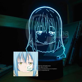 [Ảnh Shop Tự Chụp] Đèn Ngủ Tensei Shitara Slime Rimuru Tempest Type 01
