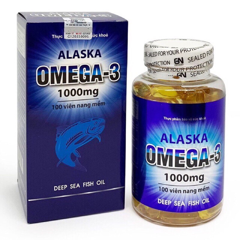 Alaska omega 3 lọ 100 viên
