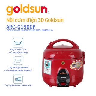 Mua Nồi cơm điện Goldsun nắp Gài 3D 1 5 lít ARC-G150GP (màu đỏ)
