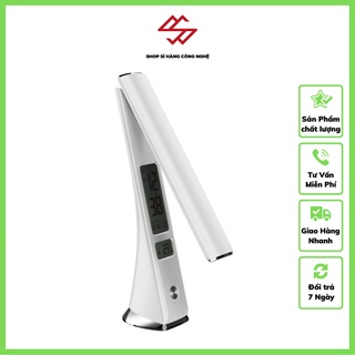 Đèn led để bàn kiêm đồng hồ báo thức để bàn U11