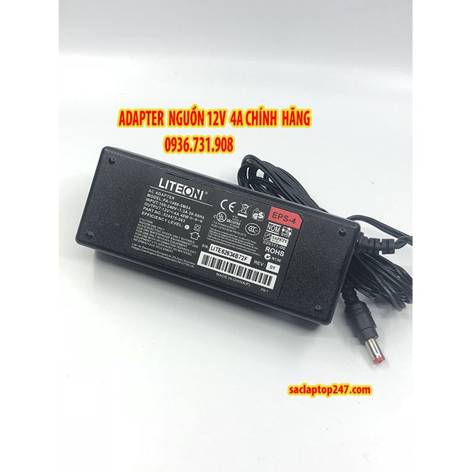 Adapter nguồn 12V 4A chính hãng