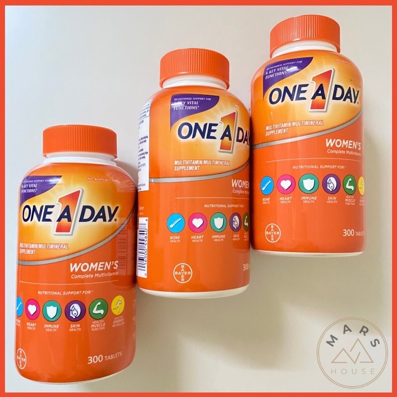 ♥️💃[HSD 08/2022] Vitamin Tổng Hợp cho Nữ dưới 50 ONE A DAY WOMEN’S Complete Multivitamin 300 viên của Mỹ | BigBuy360 - bigbuy360.vn