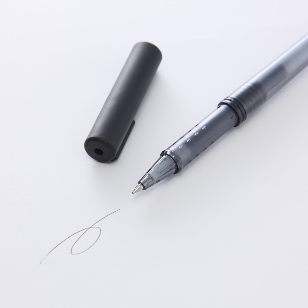 Bút Bi MUJI Xóa Được Nắp Đậy - Hàng Chính Hãng
