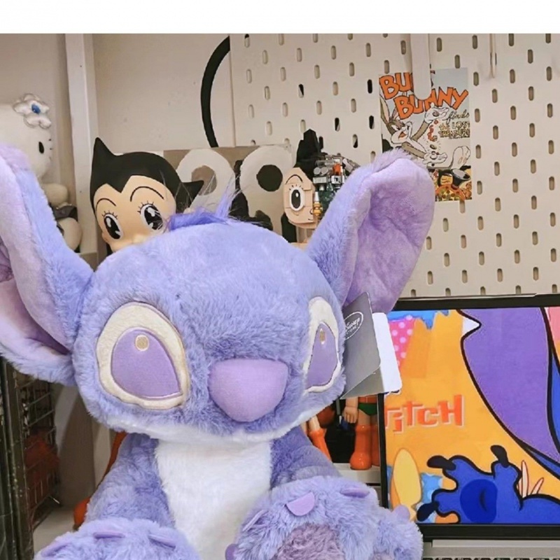 Thú Nhồi Bông Hình Nhân Vật Stitch Màu Tím Dễ Thương