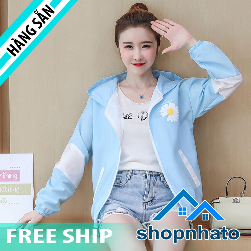 ÁO GIÓ NỮ IN HOA CÚC CAO CẤP RẺ NHẤT, CHỐNG GIÓ, CHỐNG NƯỚC, MẪU MỚI, HOT TREND NHIỀU MÀU TRẺ-ĐẸP | BigBuy360 - bigbuy360.vn