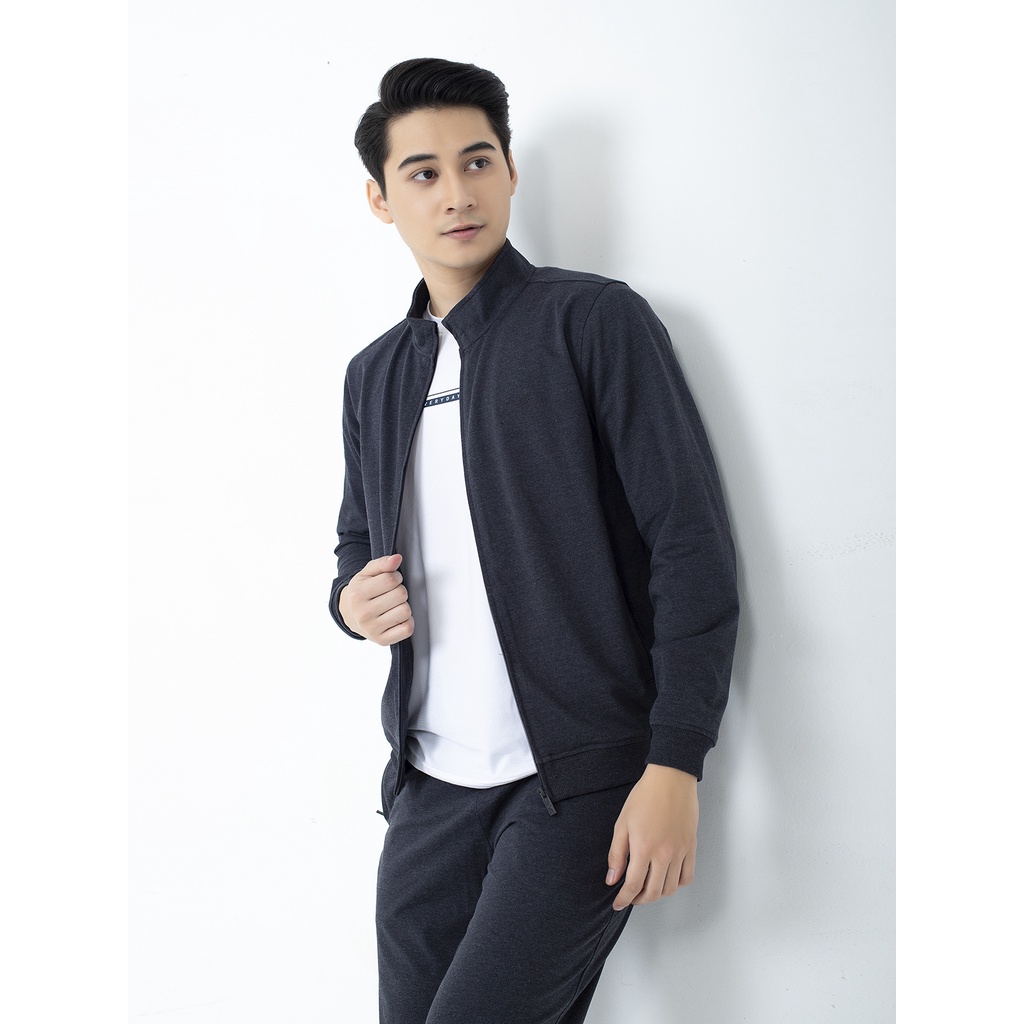 Bộ quần áo nỉ Nam kéo khóa Grayhomme,Nhiều Màu, Co Giãn, Bền Màu, Không Bai xù | BigBuy360 - bigbuy360.vn