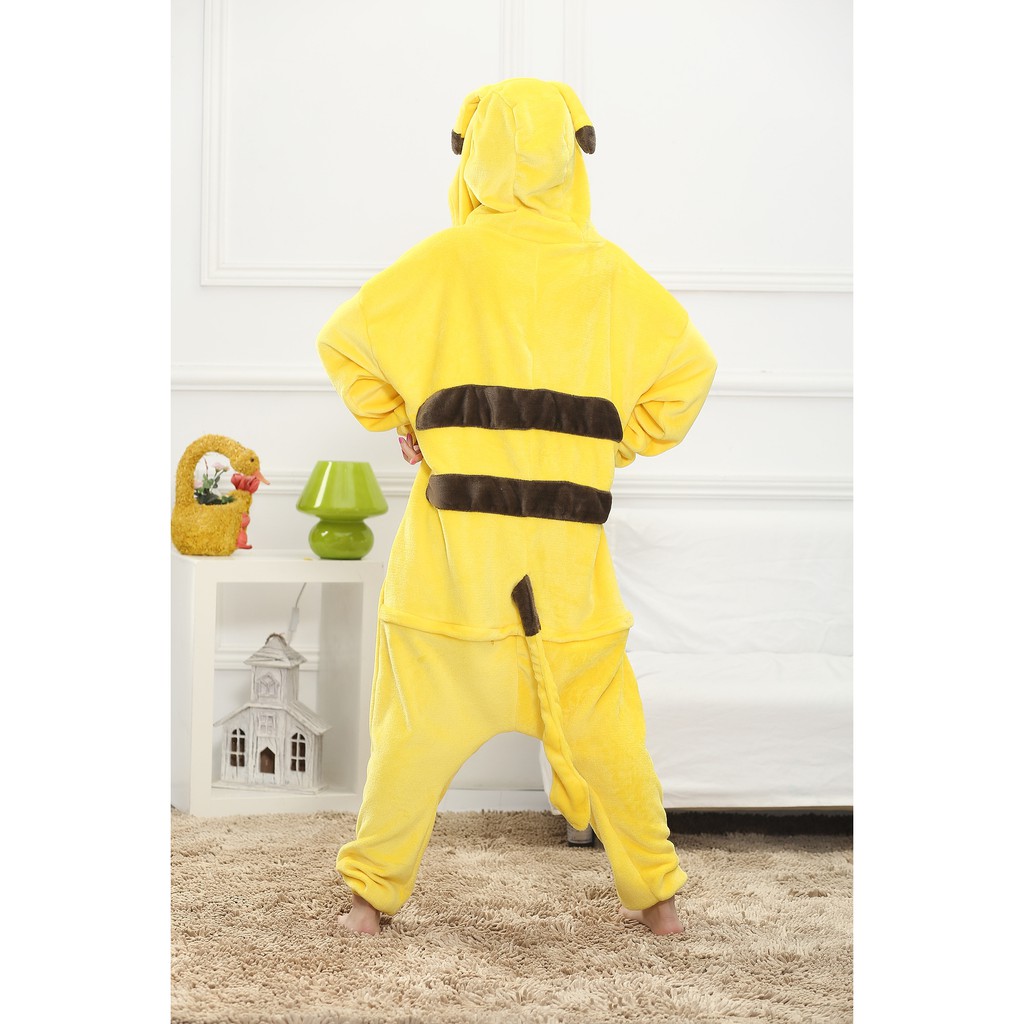 Bộ Đồ Ngủ Liền Thân Cosplay Pikachu Dễ Thương Dành Cho Nữ | BigBuy360 - bigbuy360.vn