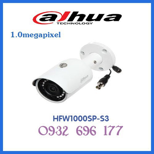 Camera hồng ngoại DAHUA HFW1000SP-S3