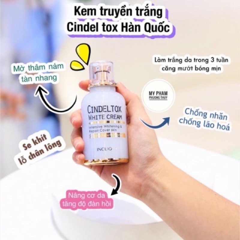 Kem Dưỡng Truyền Trắng  Cindel Tox White Cream Hàn Quốc