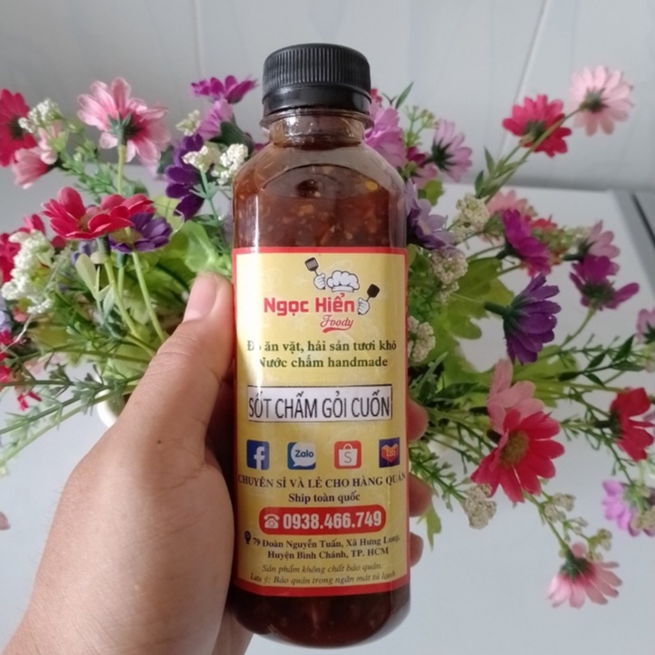 Sốt chấm gỏi cuốn chay mặn đều dùng được 300ml, NGỌC HIỂN FOODY