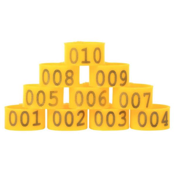Set 100 Vòng Nhẫn Đeo Chân Cho Gà