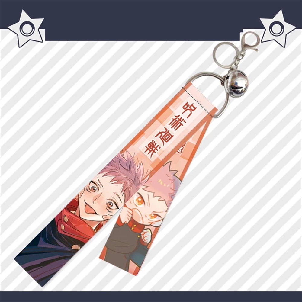 Aaron1 Dây Móc Khóa Họa Tiết Hoạt Hình Anime Jujutsu Kaisen Dễ Thương