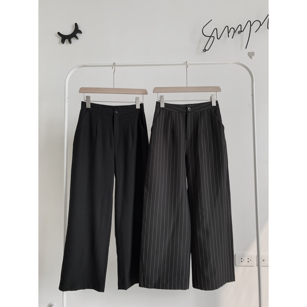 quần ống rộng dài cạp cúc TKQ22 1994closet