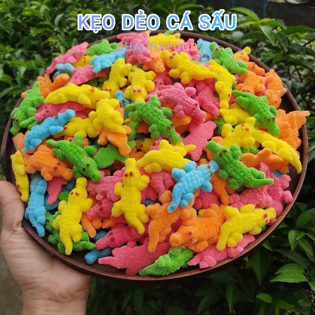 500Gr Kẹo Dẻo Cá Sấu Trái Cây
