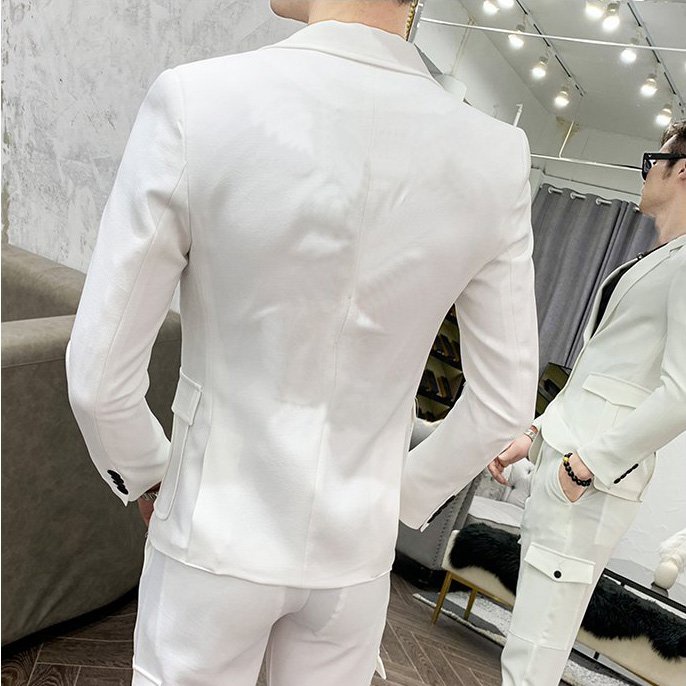 Vest nam,Áo Vest Nam Cổ Đức dài tay đơn điệu, 2 cúc chất liệu mềm, cao cấp chuẩn form lịch lãm mã-N45
